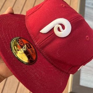 The Philadelphia Phillies Cooperstown Collection 59FIFTY New Era Fitted 7 1/8